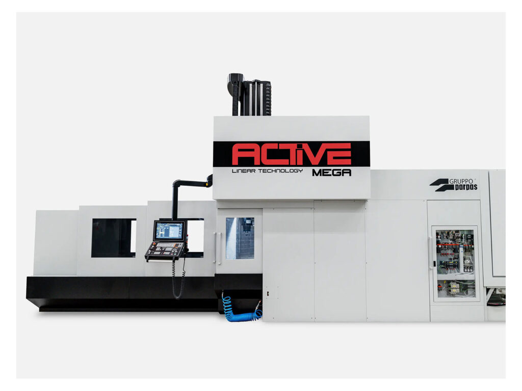 Gruppo Parpas' ACTIVE MEGA Milling Machine. Sold in the UK by Leader CNC Technologies.