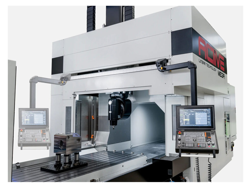 Gruppo Parpas' ACTIVE MEGA Milling Machine. Sold in the UK by Leader CNC Technologies.