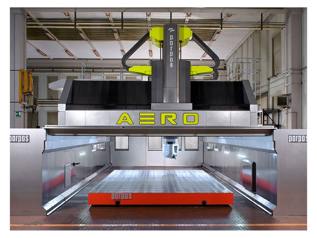 Gruppo Parpas' AERO. Sold in the UK by Leader CNC Technologies.