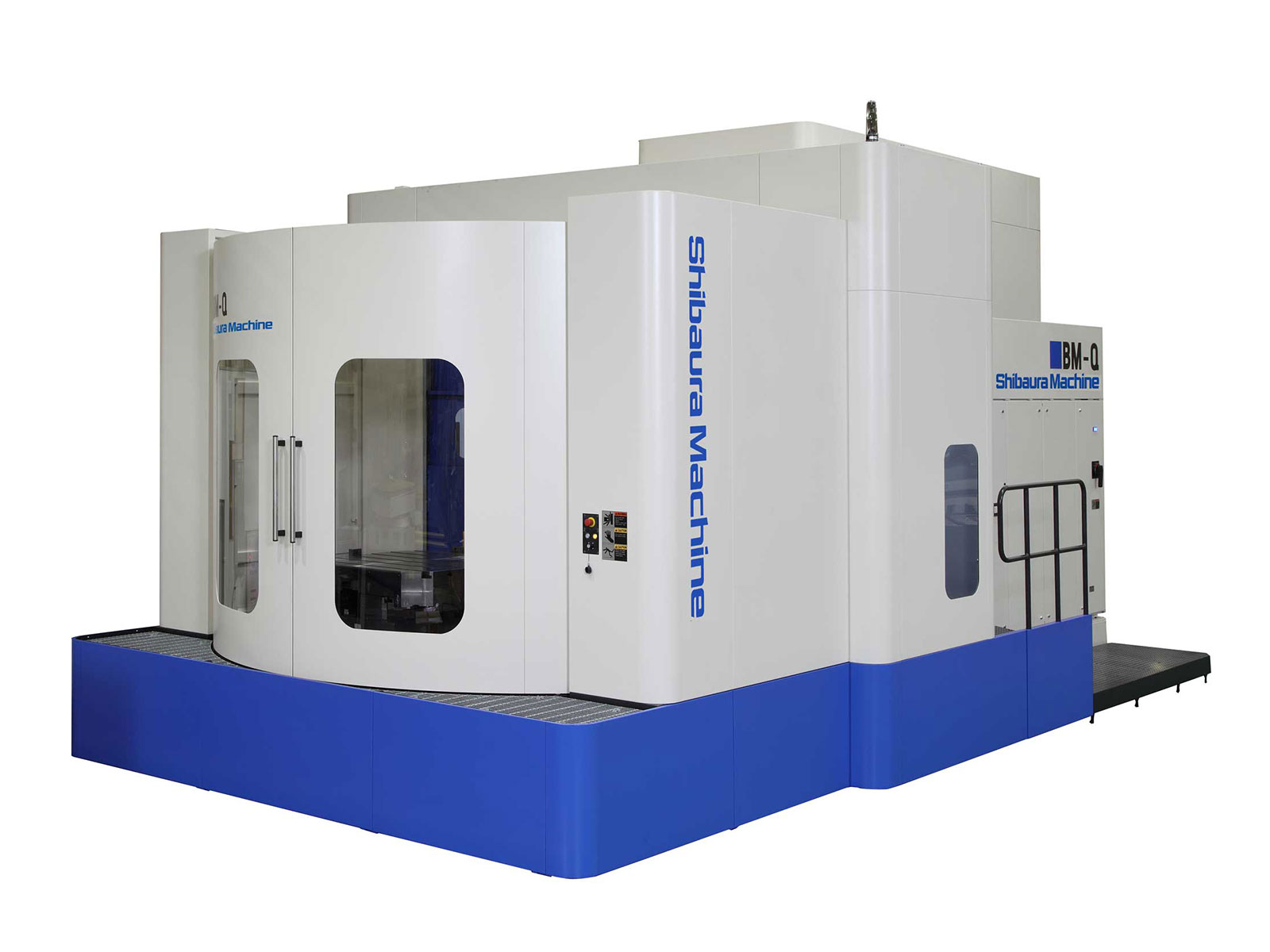 Shibaura Machine's BM, horizontal machining centre. Sold in the UK by Leader CNC Technologies.