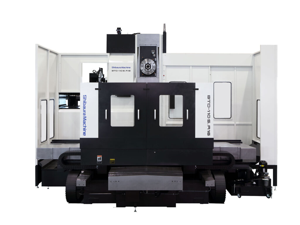 Shibaura Machine's BTD, horizontal boring mill. Sold in the UK by Leader CNC Technologies.