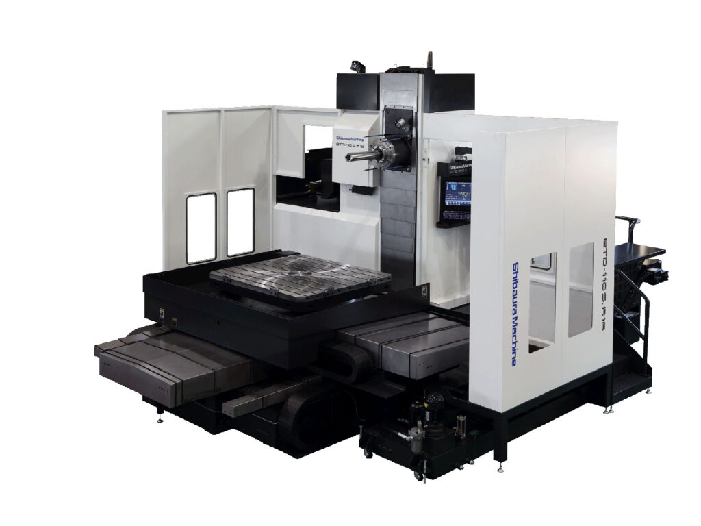 Shibaura Machine's BTD, horizontal boring mill. Sold in the UK by Leader CNC Technologies.