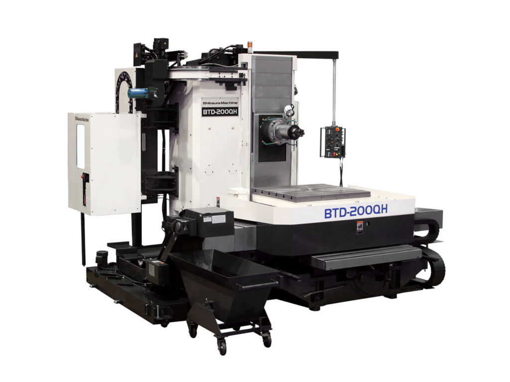 Shibaura Machine's BTD, horizontal boring mill. Sold in the UK by Leader CNC Technologies.
