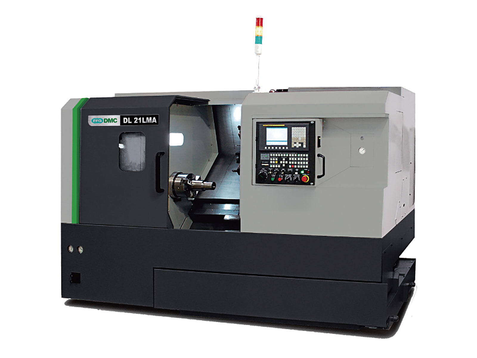 FFG DMC's DL R/B lathe Series, sold by Leader CNC Technologies.