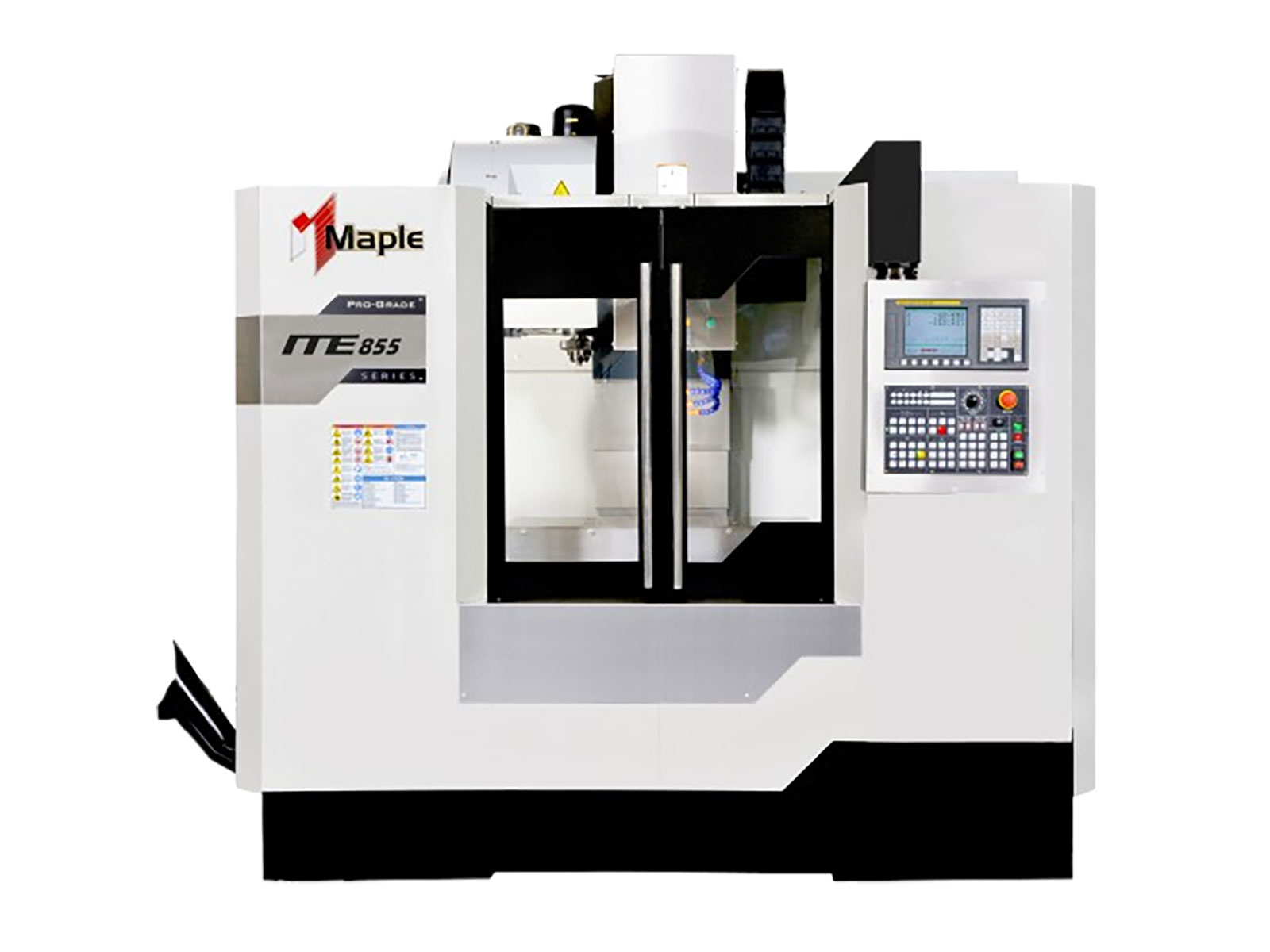Maple Technology's ME series, vertical machining centre. Sold by Leader CNC Technologies.