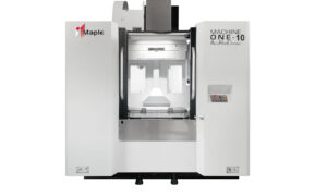 Maple Technology's M-One APC, vertical machining centre. Sold by Leader CNC Technologies.