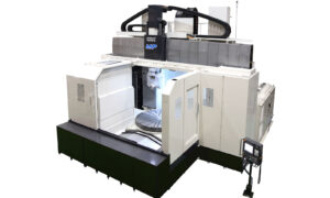 Shibaura Machine's MPU, double column machining centre. Sold in the UK by Leader CNC Technologies.