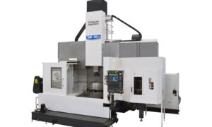 Shibaura Machine's TMD, vertical borer and turning mill. Sold in the UK by Leader CNC Technologies.