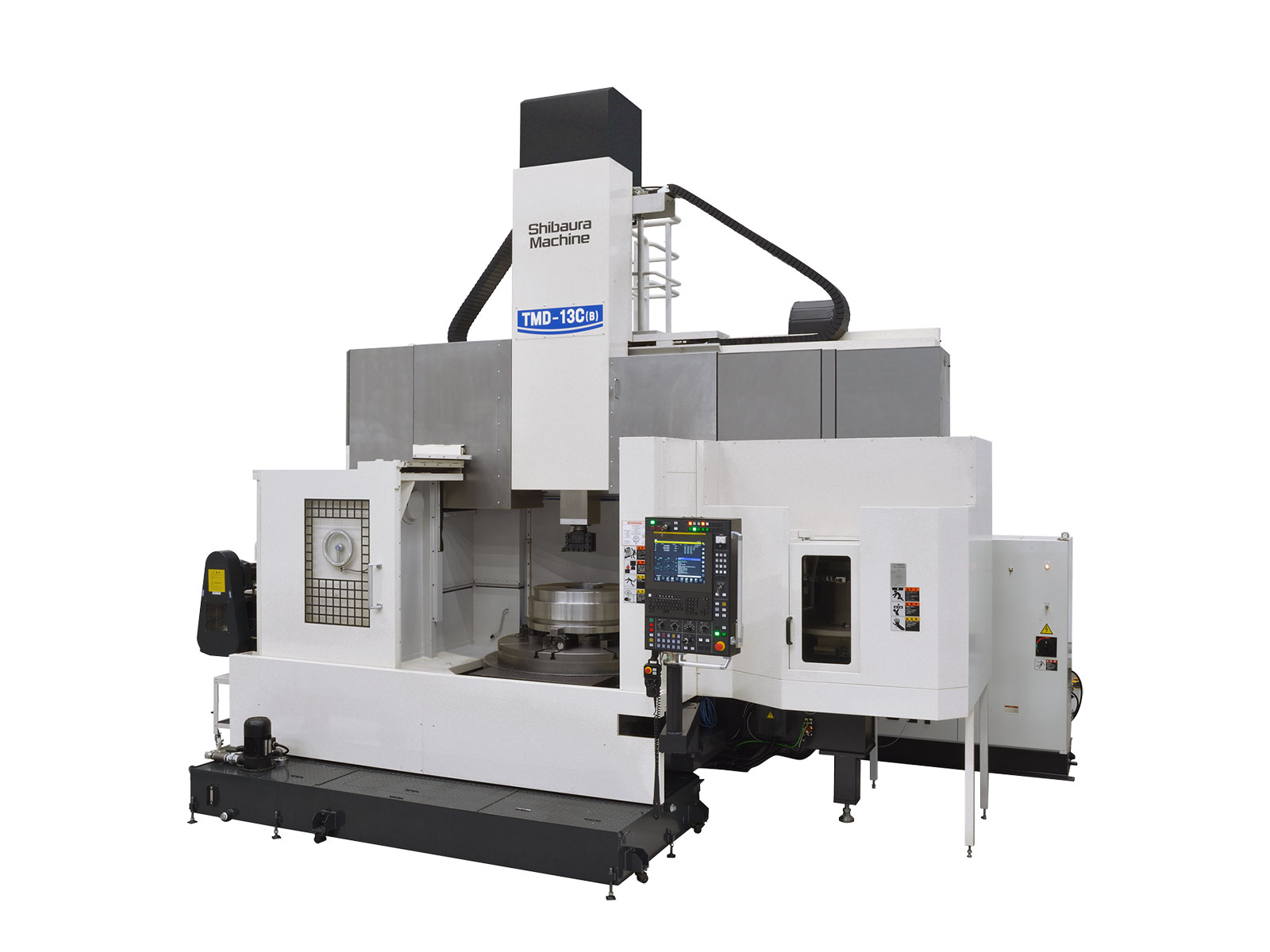 Shibaura Machine's TMD, vertical borer and turning mill. Sold in the UK by Leader CNC Technologies.