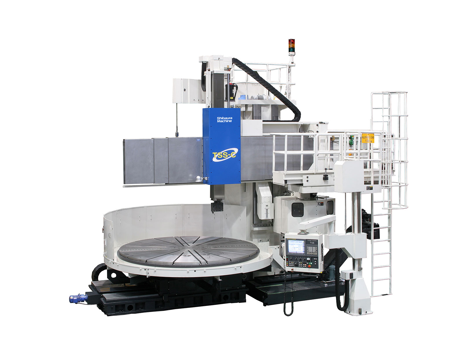 Shibaura Machine's TSS, vertical borer and turning mill. Sold in the UK by Leader CNC Technologies.