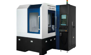UVM Shibaura Machine, vertical machining centre. Sold in the UK by Leader CNC Technologies.