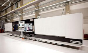 Side view of BUCE Fermat grinder sold in the U.K. Leader CNC Technologies.