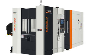 Takumi's HMX Series, horizontal machining centres. Sold in the UK by Leader CNC Technologies.