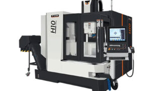 Takumi H Series, bridge type machining centre. Sold in the UK by Leader CNC Technologies.