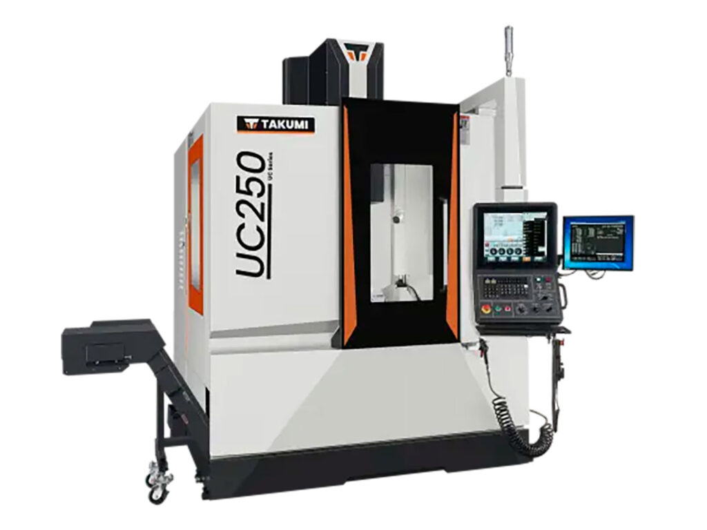 Takumi UC Series, 5-axis machining centre. Sold by Leader CNC Technologies.