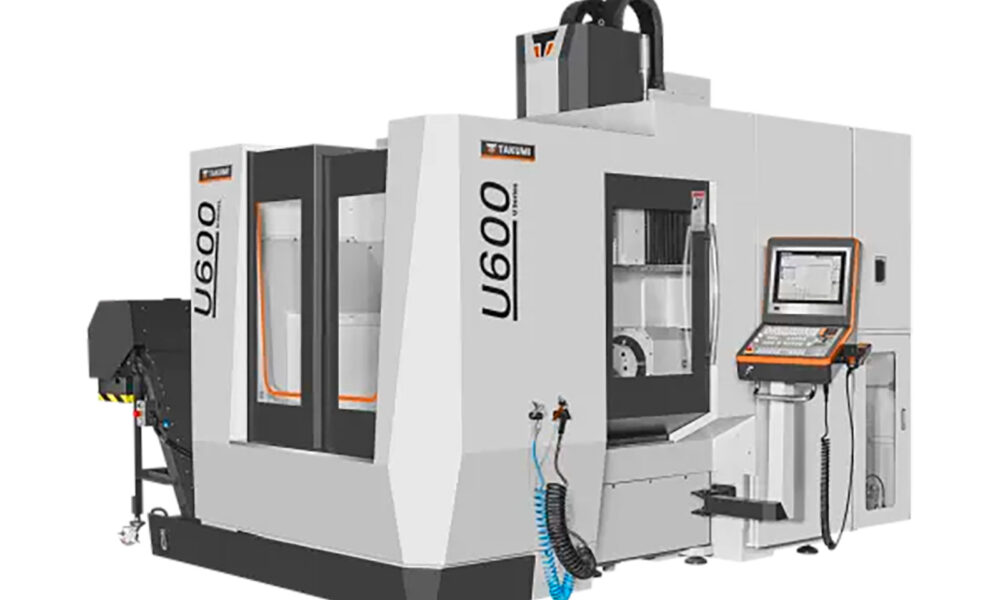 U Series Takumi 5-axis machining centre. Sold by Leader CNC Technologies.
