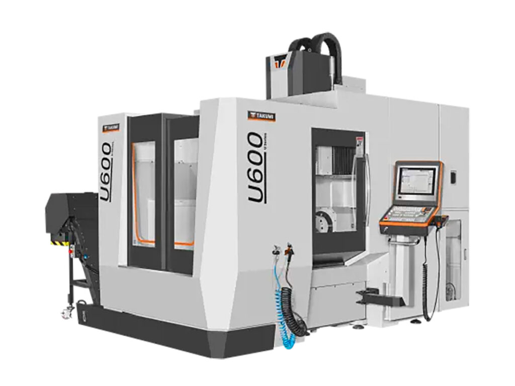 U Series Takumi 5-axis machining centre. Sold by Leader CNC Technologies.
