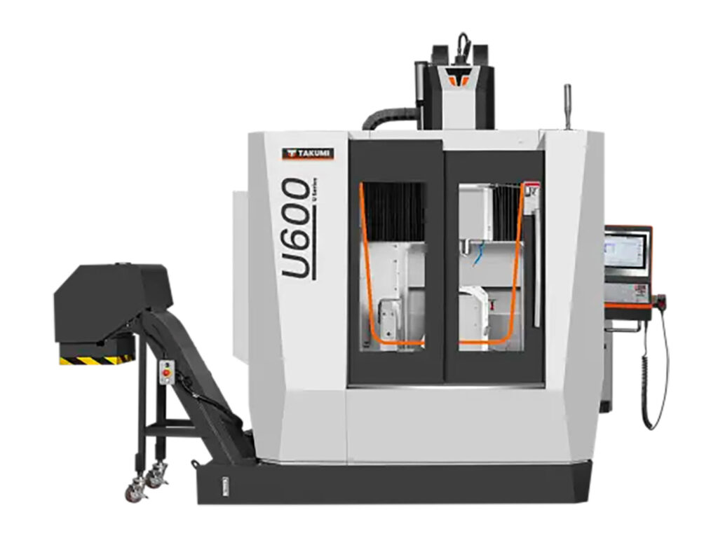 U Series Takumi 5-axis machining centre. Sold by Leader CNC Technologies.
